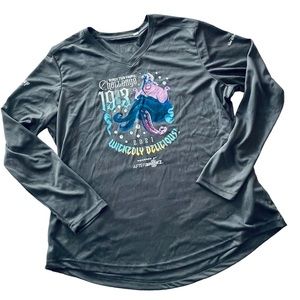 Run Disney Ursula “Wickedly Delicious” 2021 Wine & Dine long sleeve shirt 2X